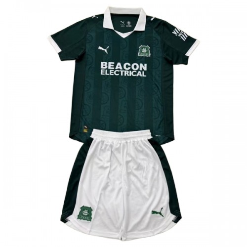 Fußball Trikot Plymouth Argyleh Heim 2025-26 - Kinder Fußball Trikot Plymouth Argyleh Heim 2025-26 - Kinder